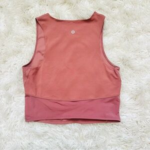 Lululemon Nulu and Mesh Yoga Tank Top